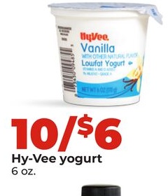 Hy-Vee yogurt