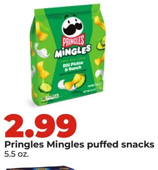 Pringles Mingles puffed snacks