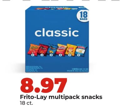 Frito-Lay multipack snacks