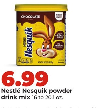Nestlé Nesquik powder drink mix