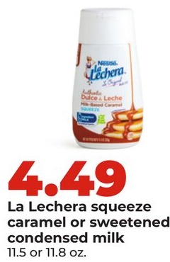 La Lechera squeeze caramel or sweetened condensed milk