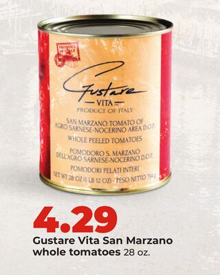 Gustare Vita San Marzano whole tomatoes