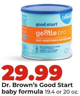 Dr. Brown's Good Start baby formula