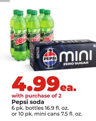 Pepsi soda