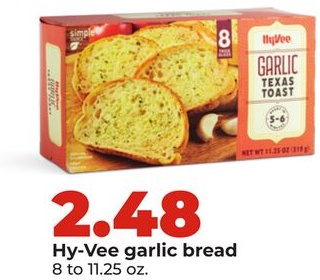 Hy-Vee garlic bread