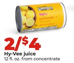 Hy-Vee juice