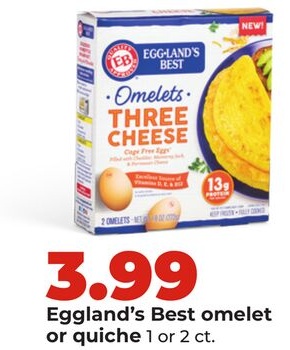 Eggland's Best omelet or quiche