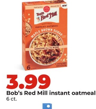 Bob's Red Mill instant oatmeal