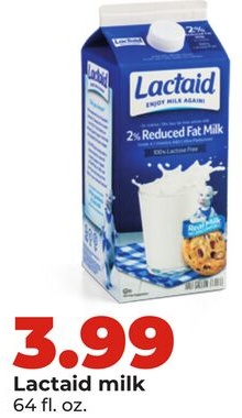Lactaid milk