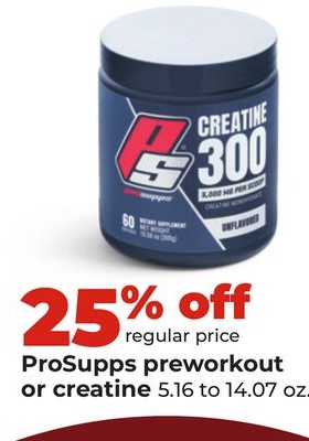 ProSupps preworkout or creatine