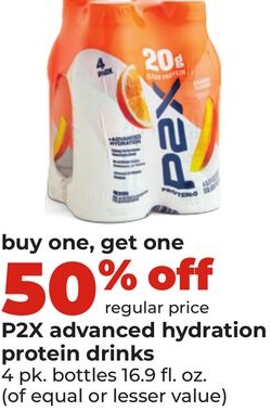 P2X advanced hydration protein drinks