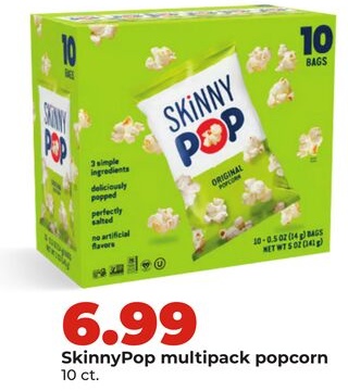 SkinnyPop multipack popcorn