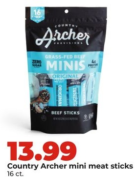 Country Archer mini meat sticks