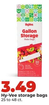 Hy-Vee storage bags