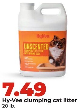 Hy-Vee clumping cat litter