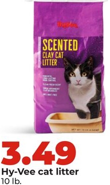 Hy-Vee cat litter