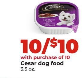 Cesar dog food