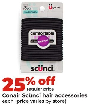 Conair Scünci hair accessories