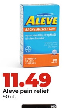 Aleve pain relief