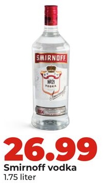 Smirnoff vodka