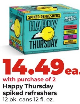 Happy Thursday spiked refreshers