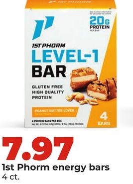1st Phorm energy bars