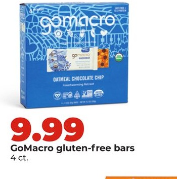 GoMacro gluten-free bars