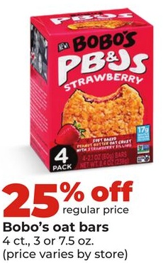 Bobo's oat bars