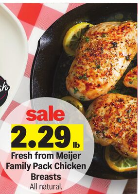 Fresh from Meijer Family Pack Chicken Breasts