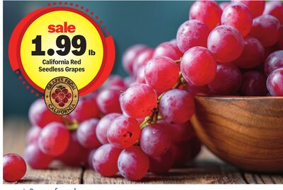California Red Seedless Grapes