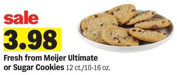 Fresh from Meijer Ultimate or Sugar Cookies