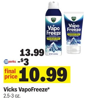 Vicks VapoFreeze*