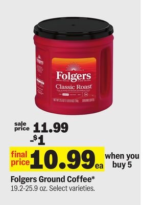 Folgers Ground Coffee*