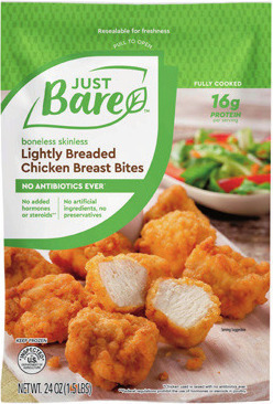 Just Bare Frozen Prepared Chicken*