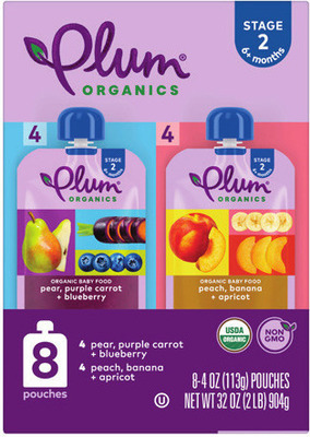 Plum Organic Food Pouch Variety Pack*