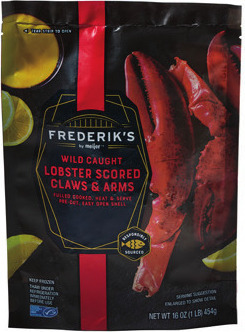 Frederik's by Meijer Twin Pack Lobster Tails 7 oz. and Scored Lobster Claws and Arms 16 oz.