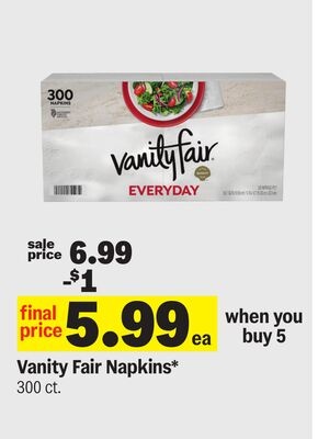 Vanity Fair Napkins*