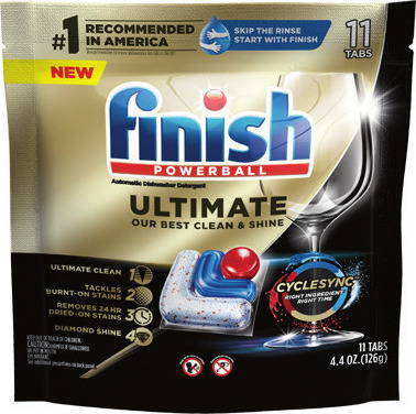 Finish Poweball Dishwasher Pods Ultimate Quantum 11 ct., Quantum 14 ct. or Power 16 ct. or Dishwasher Cleaner or Jet-Dry Rinse Aid* 8.45 oz.