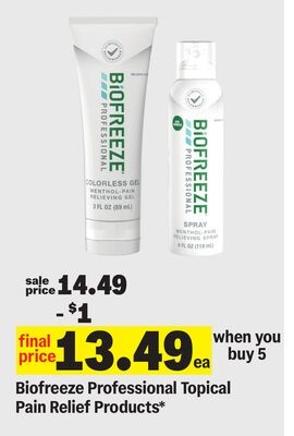 Biofreeze Professional Topical Pain relief Products*
