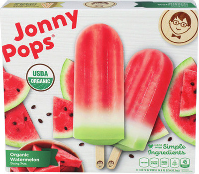 Jonny Pops Frozen Fruit & Cream Bars