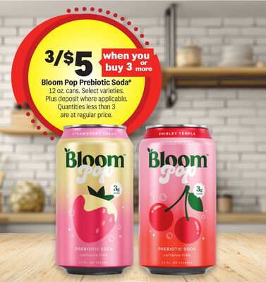 Bloom Pop Prebiotic Soda*