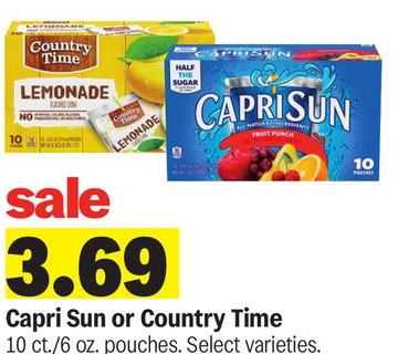 Capri Sun or Country Time