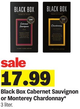 Black Box Cabernet Sauvignon or Monterey Chardonnay*