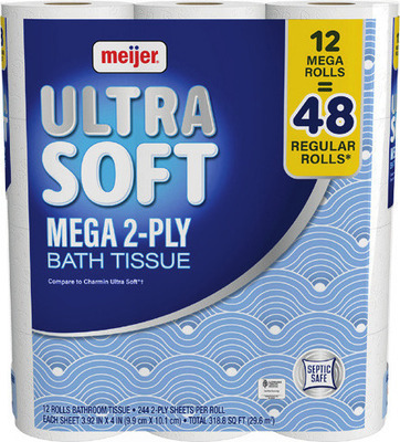 Meijer Ultra Bath Tissue