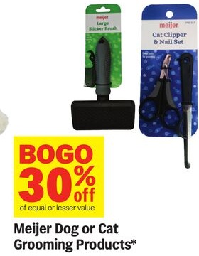 Meijer Dog or Cat Grooming Products*