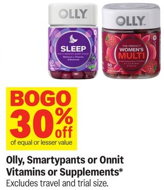 Olly, Smartypants or Onnit Vitamins or Suplements*