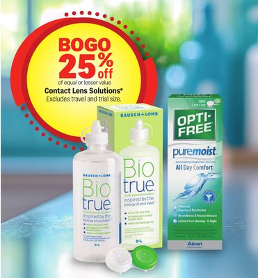 Contact Lens Solutions*