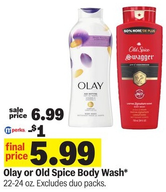 Olay or Old Spice Body Wash*