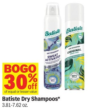 Batiste Dry Shampoos*