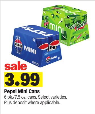 Pepsi Mini Cans